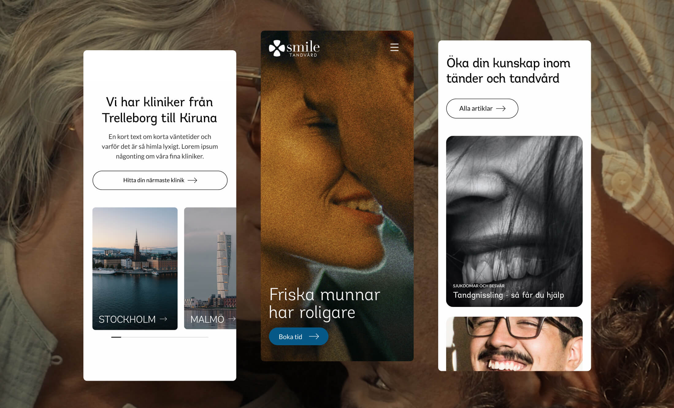 Smile Mobile Screens