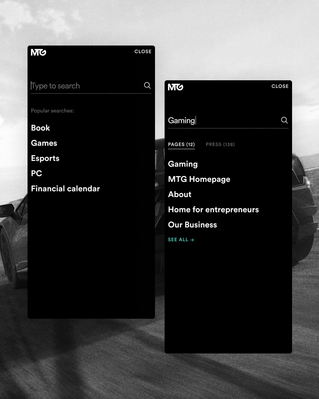 A better search functionality