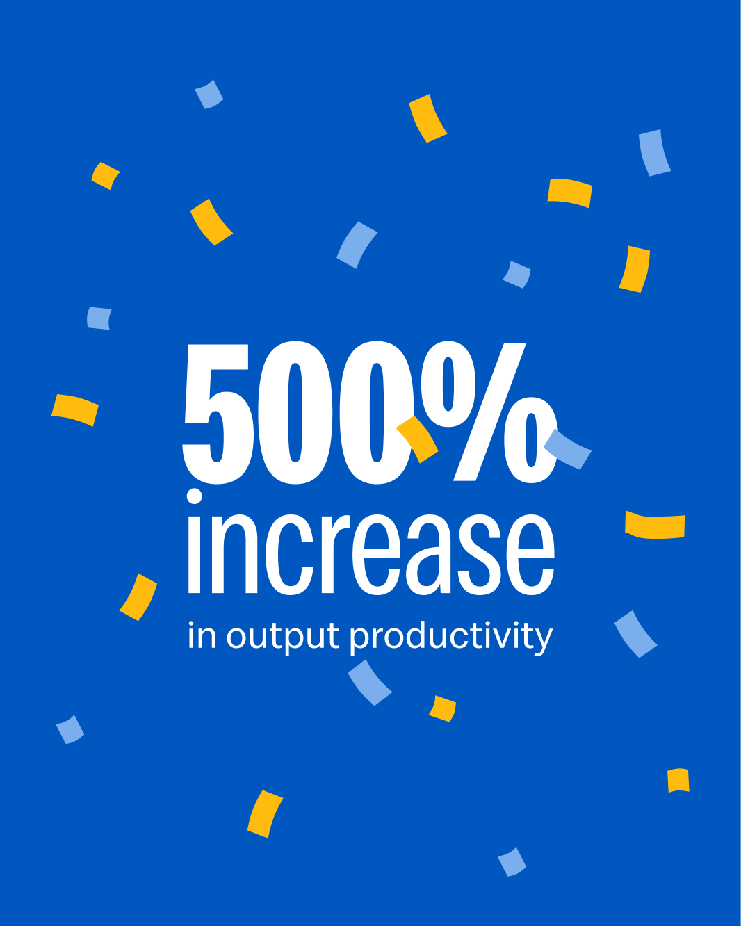 500 percent increase